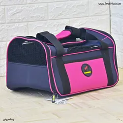 کیف حمل سگ و گربه استاندارد هواپیمایی دنیل مدل Neil Pet بنفش سایز ۲۰*۳۰*۴۰ Cm کد ۷۹۳