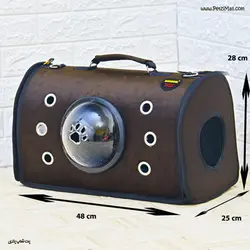 کیف حمل سگ و گربه دنیل مدل رز رنگ قهوه ایی مطابق تصویر کد ۸۰۸