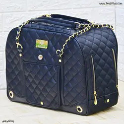 ککیف حمل سگ و گربه مدکاو مدل ونیز طرح مختلف چرم مصنوعی ۴۲*۳۰*۲۰ cm کد ۸۱۱