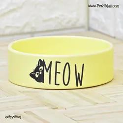 ظرف آب و غذای سرامیکی گربه حنا پت قطر ۱۶ سانتی متر کد ۸۵۰