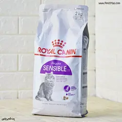 غذای خشک گربه با دستگاه گوارش حساس رویال کنین وزن ۲ کیلوگرم تاریخ ۲۰۲۳/۰۶ کد ۵۶۷