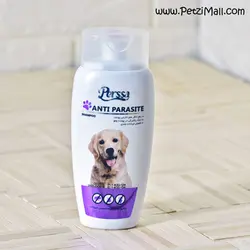 شامپو ضد کک و کنه حیوانات پرسا مناسب سگ و گربه ۲۵۰CC کد ۲۶۳