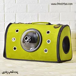 کیف حمل فضایی سگ و گربه برند دنیل مدل رز رنگ سبز پسته ایی کد ۳۵۵