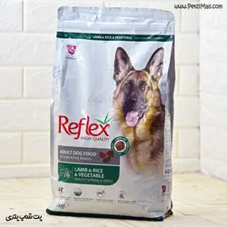 غذای خشک سگ رفلکس پلاس نژاد بزرگ طمع بره و برنج و سبزیجات ساخت ترکیه ۲۰۲۳/۰۱ وزن ۳ کیلوگرم کد ۳۴۲