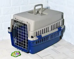 باکس حمل سگ و گربه رنگ خاکی ارتشی مدل B3 کد ۷۹ - پت شاپ پتزی