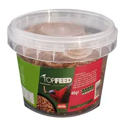 غذای خشک میل ورم برند تاپ فید وزن ۴۰ گرم