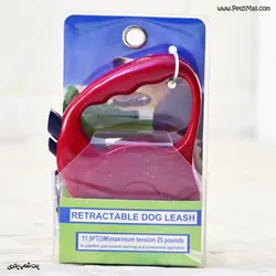 بند قلاده متری سگ و گربه ساخت چین رنگ قرمز باکیفیت و سبک ۳ متری کد ۵۴۹