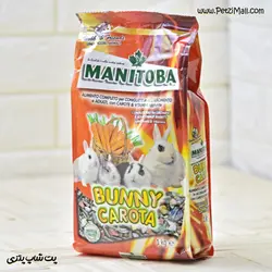 غذای کامل جوندگان مناسب خرگوش Manitoba Bunny Carota وزن ۱ کیلوگرم کد ۴۱۲