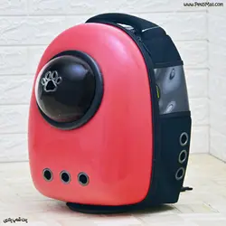 کیف حمل فضایی سگ و گربه سایز ۴۰*۳۵*۲۵ رنگ سرخابی کد ۶۷۹