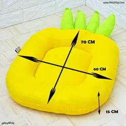 جای خواب فانتزی سگ و گربه مدل آناناس در سه سایز کد۶۸۸