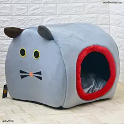 جای استراحت گربه برند لوکا پارچه مخمل لطیف سایز ۵۰*۵۰*۵۰ CM کد ۶۹۳