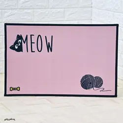 مت غذا مخصوص حیوانات خانگی حنا پت مناسب زیر ظرف غذای سگ و گربه سایز ۳۷ در ۵۷ کد ۵۹۷٫۱۷