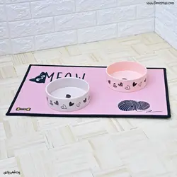 مت غذا مخصوص حیوانات خانگی حنا پت مناسب زیر ظرف غذای سگ و گربه سایز ۳۷ در ۵۷ کد ۵۹۷٫۱۷