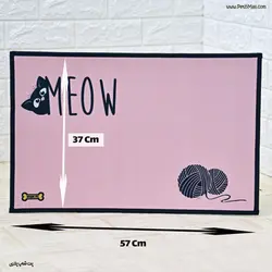 مت غذا مخصوص حیوانات خانگی حنا پت مناسب زیر ظرف غذای سگ و گربه سایز ۳۷ در ۵۷ کد ۵۹۷٫۱۷