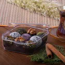 ظرف یکبارمصرف کریستال 430 طب پلاستیک