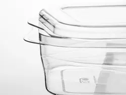 ظرف یکبارمصرف کریستال 430 طب پلاستیک