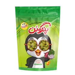 بادام زمینی روکش دار با طعم پیاز و جعفری 450 گرم - فروشگاه پینگولند