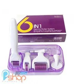 درمارولر تیتانیومی 6 کاره derma roller 6 in 1