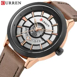 ساعت مردانه بند چرمی کورن مدل CURREN 8330 BR/B