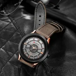 ساعت مردانه بند چرمی کورن مدل CURREN 8330 BR/B