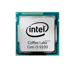 پردازنده مرکزی اینتل سری Coffee Lake مدل Core i3-9100 بدون باکس