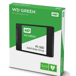 حافظه SSD وسترن دیجیتال مدل GREEN WDS240G1G0A ظرفیت ۲۴۰ گیگابایت