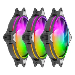 کیت ۳ عددی فن گرین مدل HURACAN FAN GFK120M-ARGB