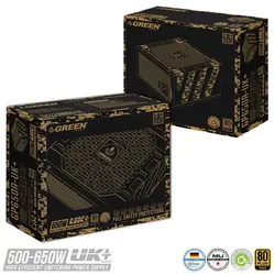 منبع تغذیه گرین مدل GP650A-UK Plus - کهکشان رایانه