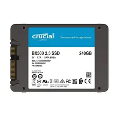 اس اس دی اینترنال کروشیال مدل BX500 ظرفیت ۲۴۰ گیگابایت