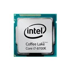 پردازنده مرکزی اینتل سری Coffee Lake مدل Core i7-8700K بدون باکس