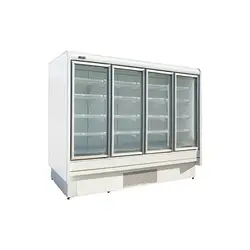 فریزر الکترواستیل ایستاده فروشگاهی چهار درب یک طرفه مدل فلامینگو - پلادیوم شاپ