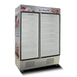 یخچال و فریزر الکترواستیل ایستاده فروشگاهی ساید بای ساید مدل کاسپین - پلادیوم شاپ