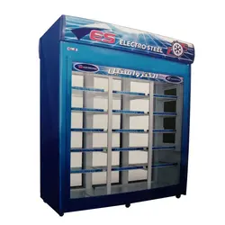 یخچال ایستاده فروشگاهی سه درب الکترواستیل دو طرفه رز مدل ESR408 - پلادیوم شاپ