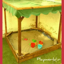 استخر ماسه طرح آلاچیق ساده - محصولات - شرکت دنیای بازی کودکان - 02188861638