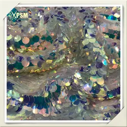 پارچه مجلسی پولک سکه ای طلایی کد0204_psm - پارچه سرای محمودیان