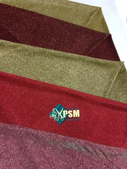 پارچه مجلسی لمه گلس -قرمز کدpsm-0292 - پارچه سرای محمودیان