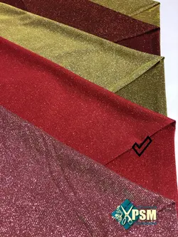 پارچه مجلسی لمه گلس -قرمز کدpsm-0292 - پارچه سرای محمودیان