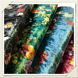 پارچه مجلسی مخمل گلدار کدpsm-0221 - پارچه سرای محمودیان