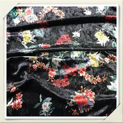 پارچه مجلسی مخمل گلدار کدpsm-0221 - پارچه سرای محمودیان