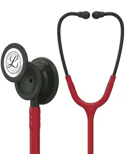 گوشی لیتمن کلاسیک 3 زرشکی مشکی مدل Littmann classic III Black burgundy 5868