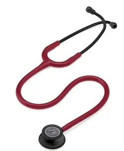 گوشی لیتمن کلاسیک 3 زرشکی مشکی مدل Littmann classic III Black burgundy 5868