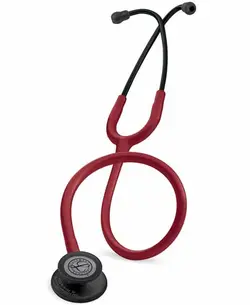 گوشی لیتمن کلاسیک 3 زرشکی مشکی مدل Littmann classic III Black burgundy 5868