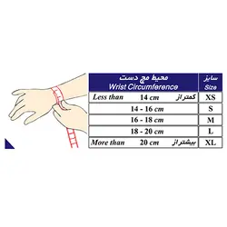 مچ بند آتل دار نئوپرن طب و صنعت 31190 tebosanat