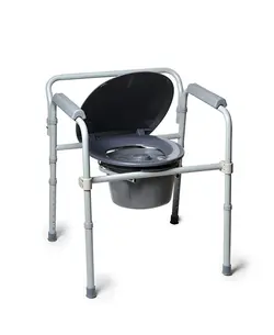 توالت فرنگی مبله تاشو طوسی زیکلاس مد Zyklusmed HY6530 - فروشگاه تجهیزات پزشکی و آرایشی پالس مدیکال