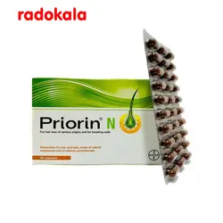 کپسول ضد ریزش مو ارثی و هورمونی پریورین (Priorin) بایر -ورقی 30عددی - فروشگاه رادوکالا