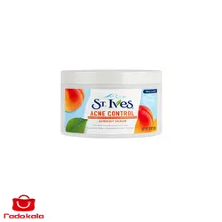 اسکراب صورت کاسه ای زردآلو سینت ایوز مدل Acne Control حجم 283 گرم