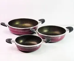 ماهیتابه دو دسته چدن زنبوری