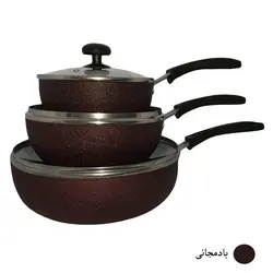 ماهیتابه تک دسته چدن گرانیتی