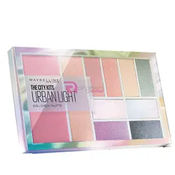پالت سایه و رژگونه و هايلايتر میبلین مدل City Kits Urban Light