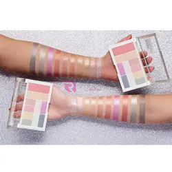 پالت سایه و رژگونه و هايلايتر میبلین مدل City Kits Urban Light